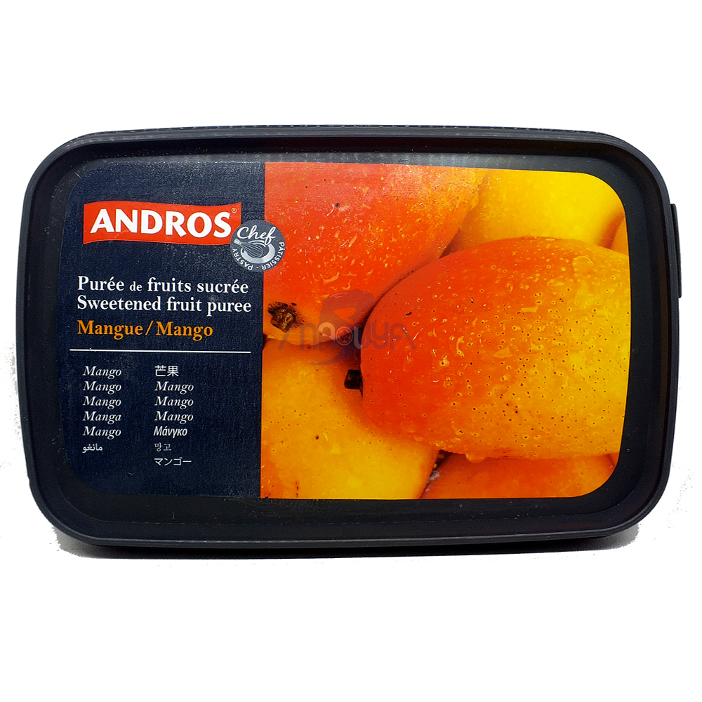 Andros Frozen Sweetened Mango Puree 1 Kg