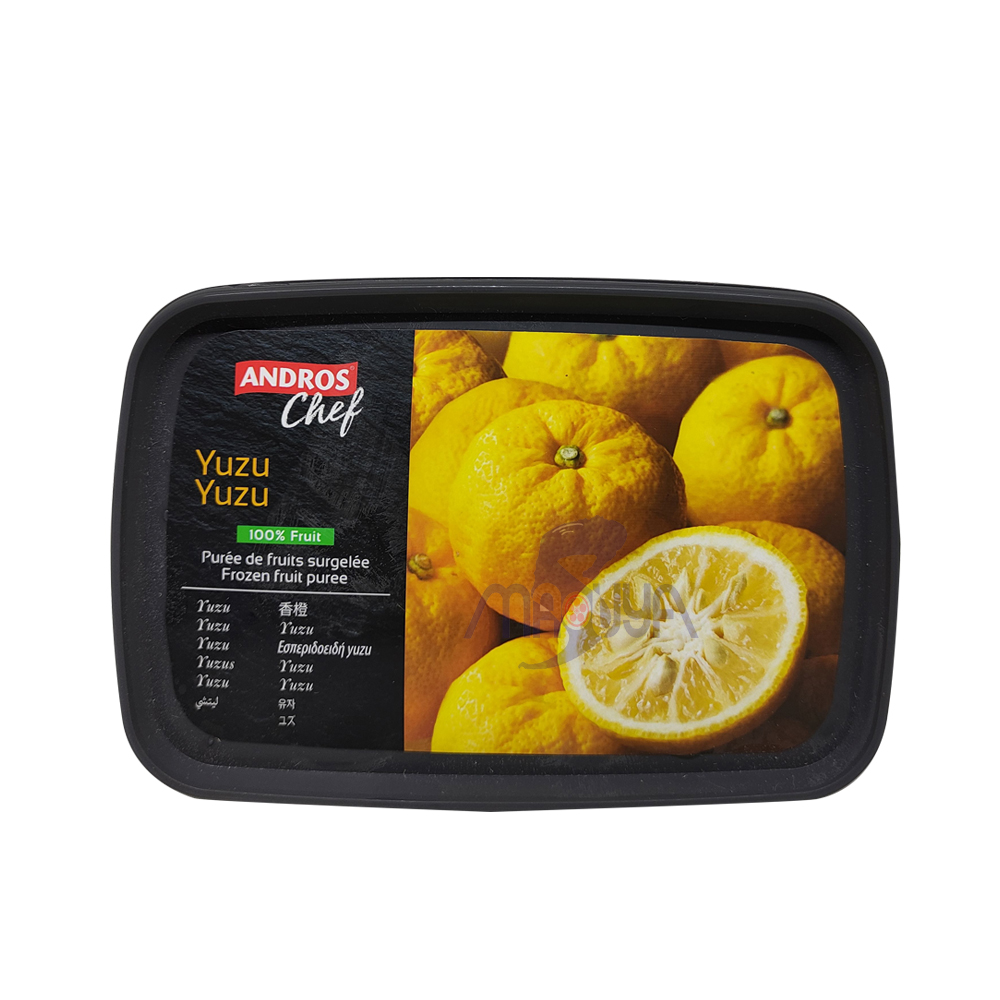 Andros Frozen Unsweetened Yuzu Puree 1 Kg