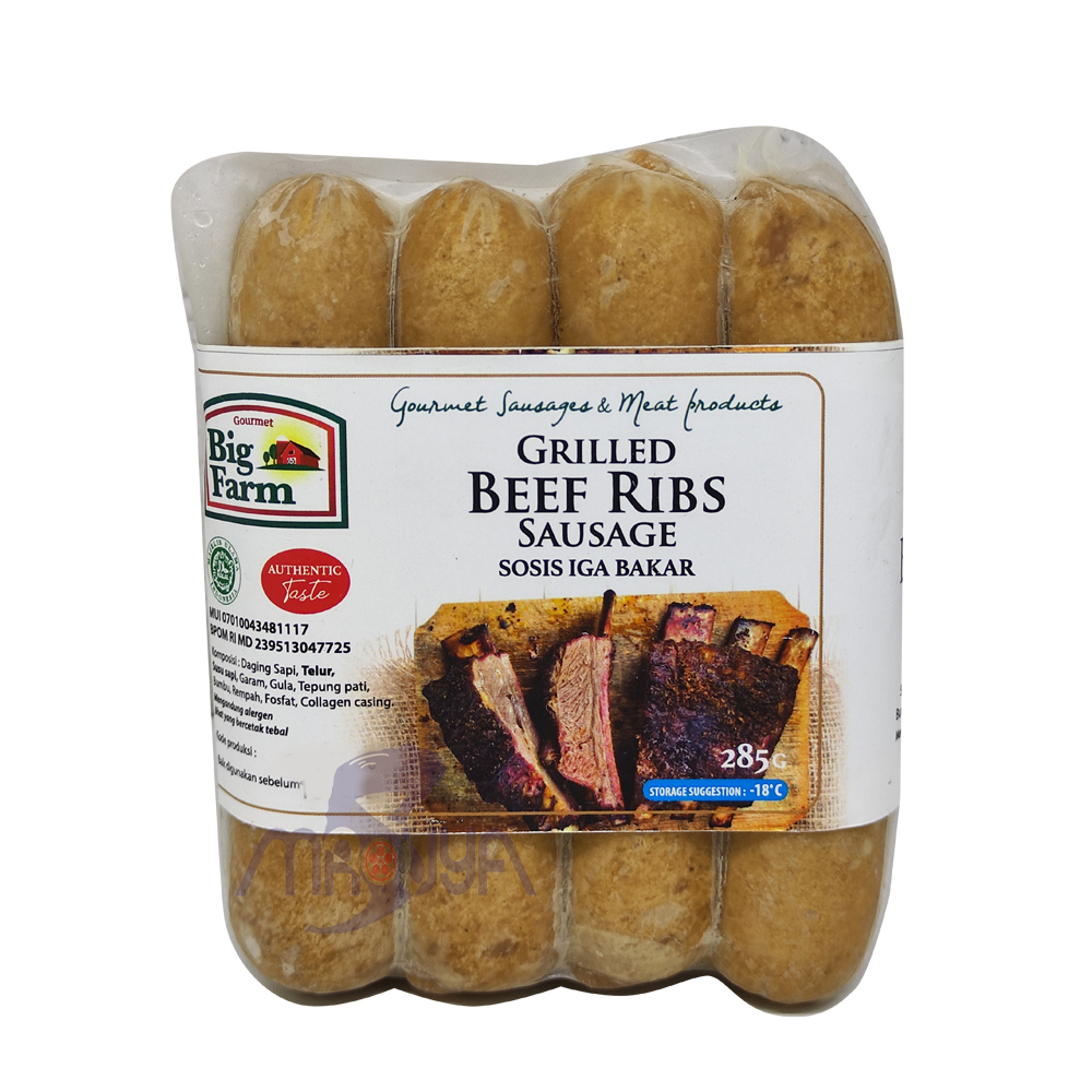 Big Farm Grilled Beef Ribs Sausage 360 gr