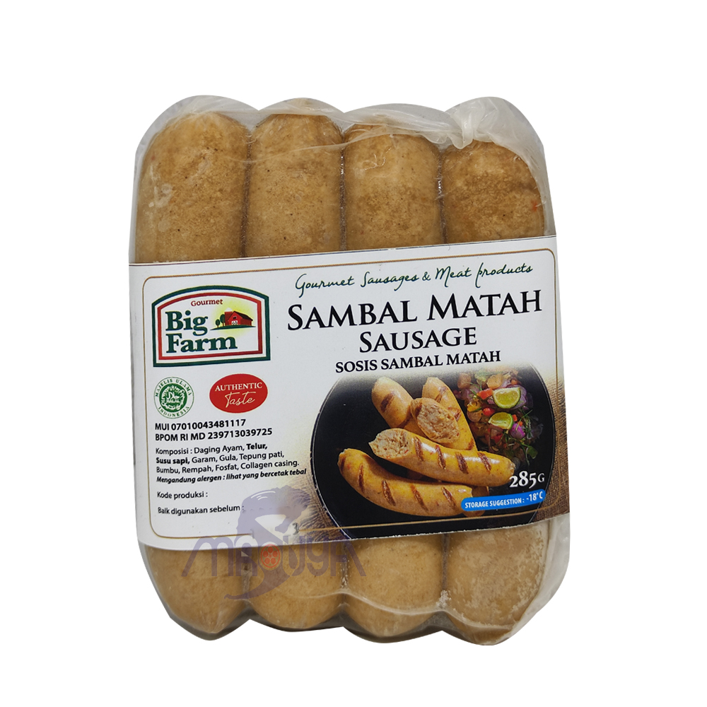 Big Farm Sambal Matah Sausage (Shrink) 285 gr