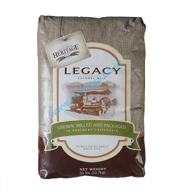 Legacy Calrose Rice 22.7 kg