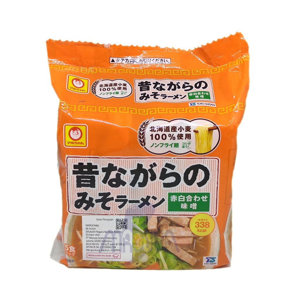 Maruchan Mukashi Nagara No Miso Ramen 530 gr (5 pcs)