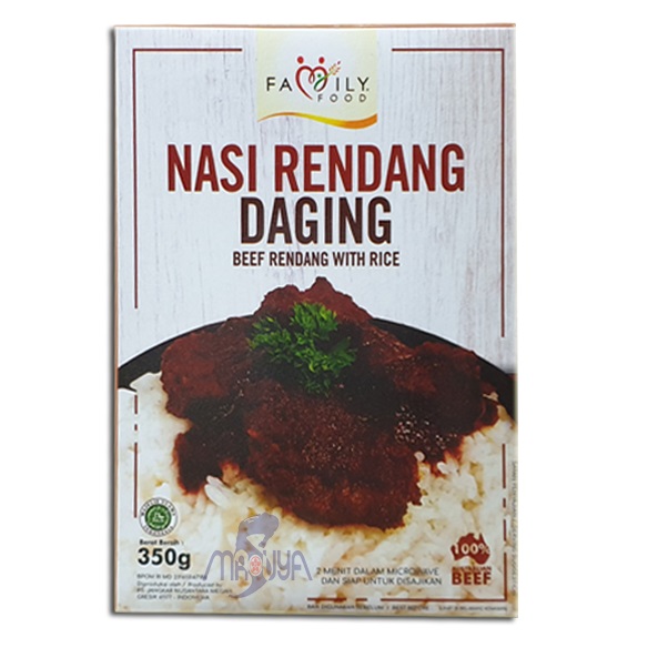 Nasi Siap Saji Rendang Daging 350 gr