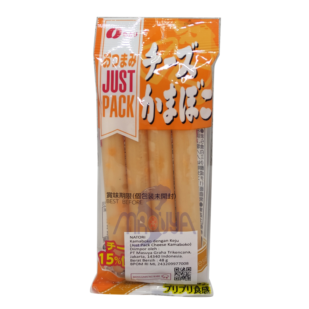 Natori Just Pack Cheese Kamaboko 48 gr (4 pcs)