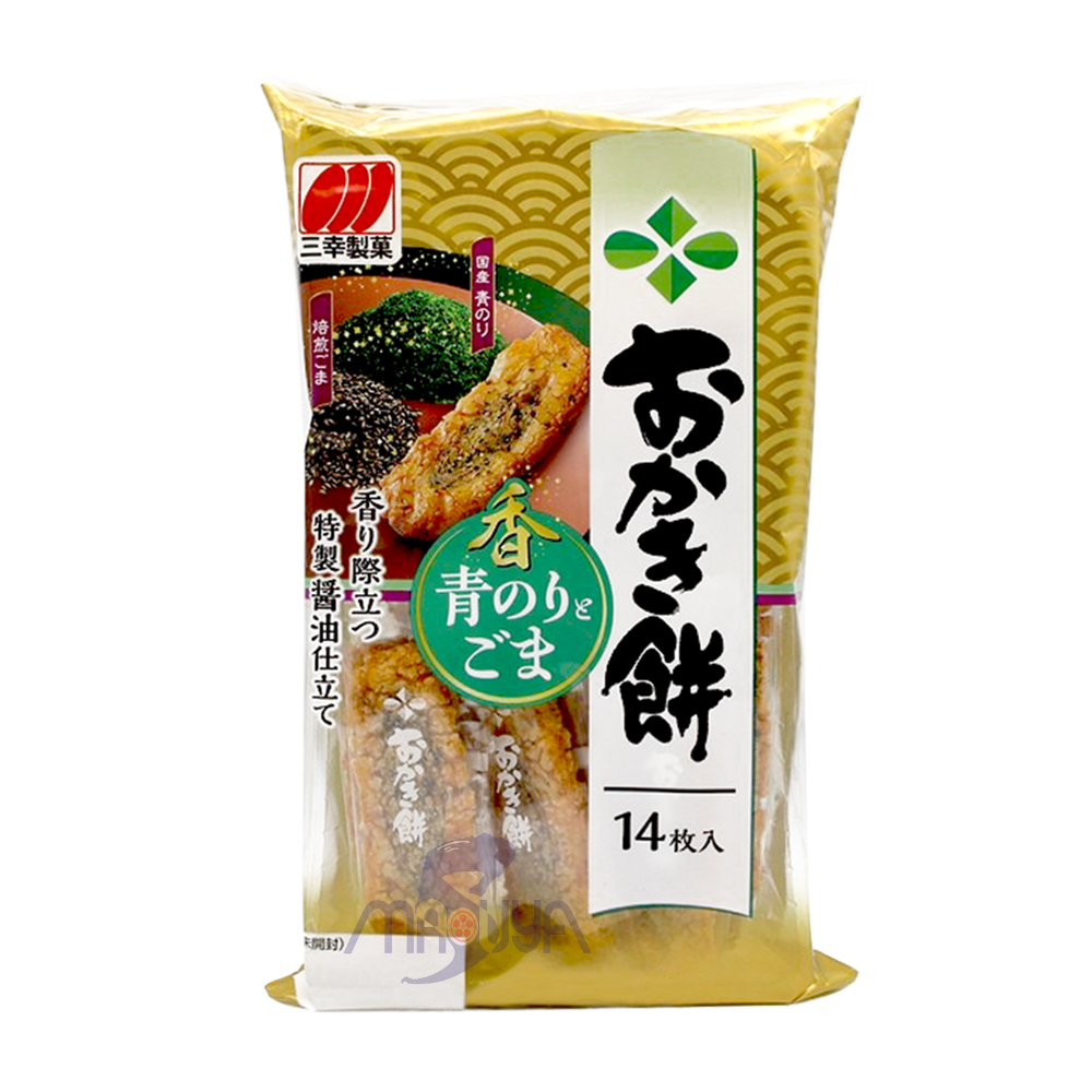 Sanko Okakimochi Aonori & Goma 105.1 gr (14 pcs)