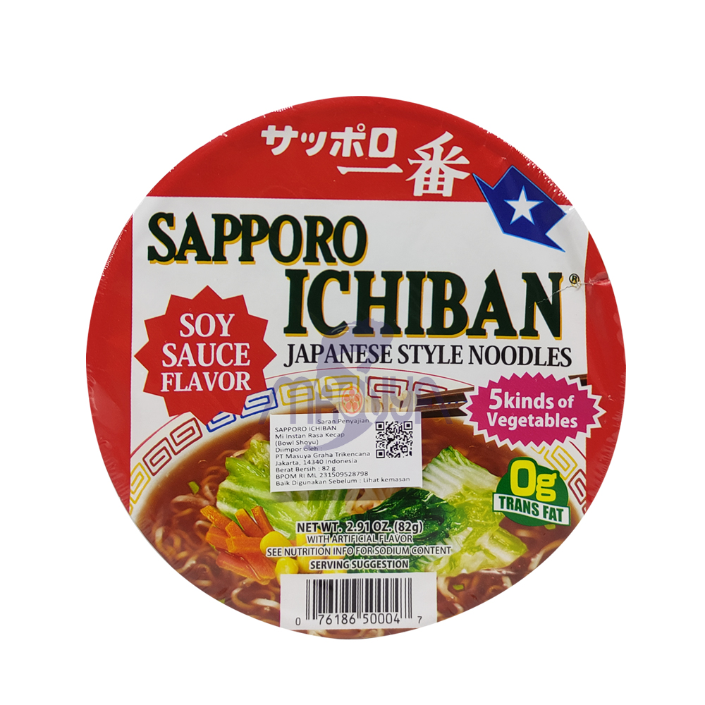 Sapporo Ichiban Bowl Shoyu 82 gr