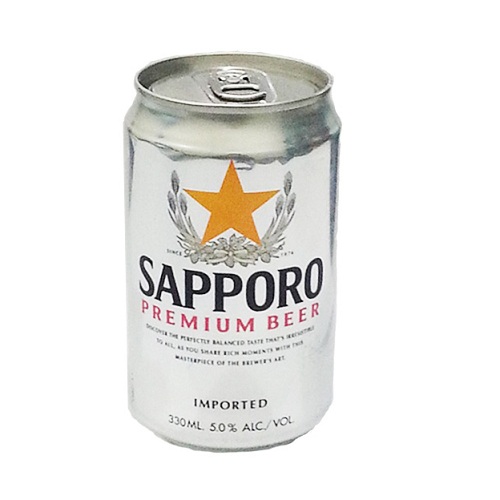 Sapporo Premium Beer Can 330ml