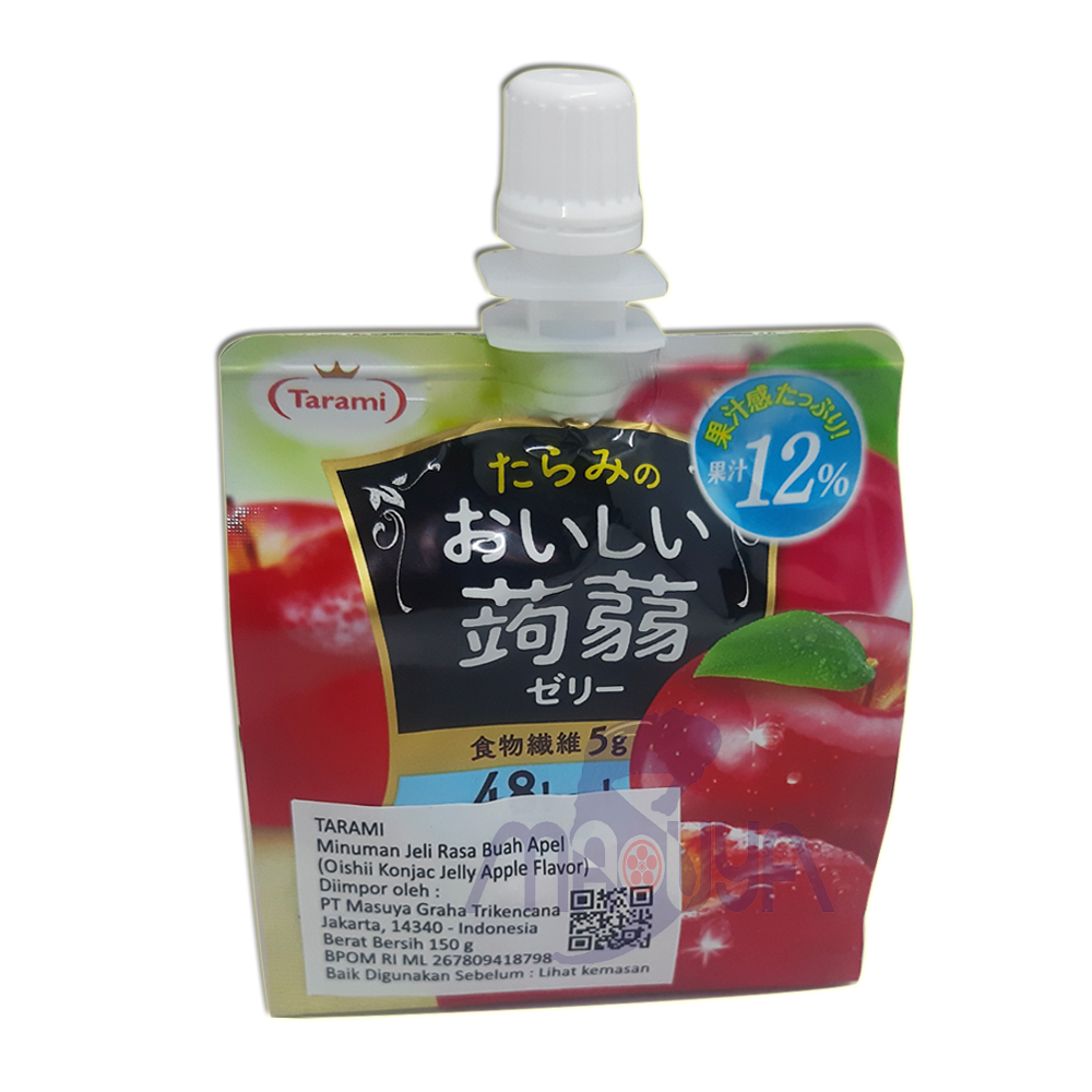 Tarami Oishii Konjac Jelly Apple Flavor 150 gr